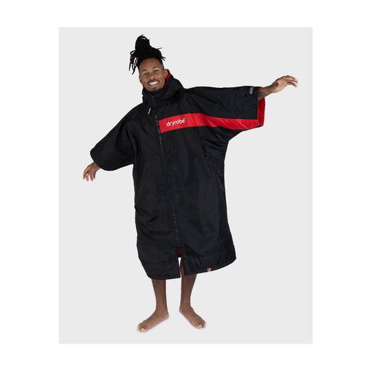DRYROBE Advance Short Sleeve Black Red Adult