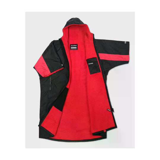 DRYROBE Advance Short Sleeve Black Red Adult