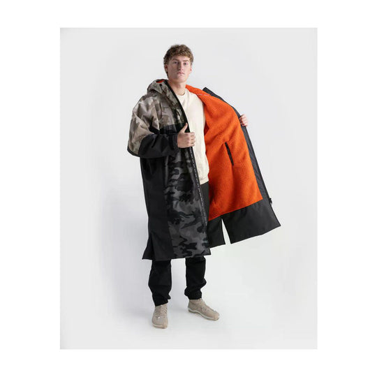 DRYROBE Nexus Long Sleeve Dual Camo Orange Adult