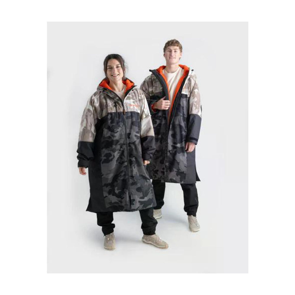 DRYROBE Nexus Long Sleeve Dual Camo Orange Adult