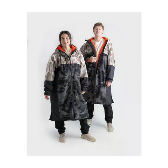 DRYROBE Nexus Long Sleeve Dual Camo Orange Adult
