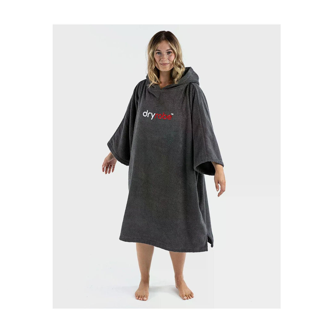 DRYROBE Handtuchmantel Bio-Baumwolle Dark Slate Adult