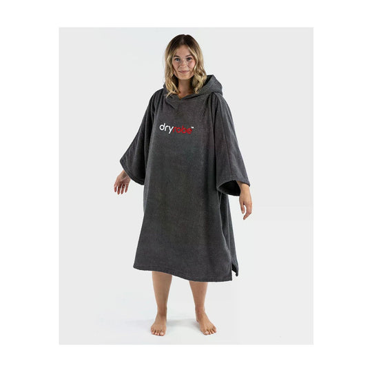 DRYROBE Handtuchmantel Bio-Baumwolle Dark Slate Adult