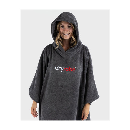 DRYROBE Handtuchmantel Bio-Baumwolle Dark Slate Adult