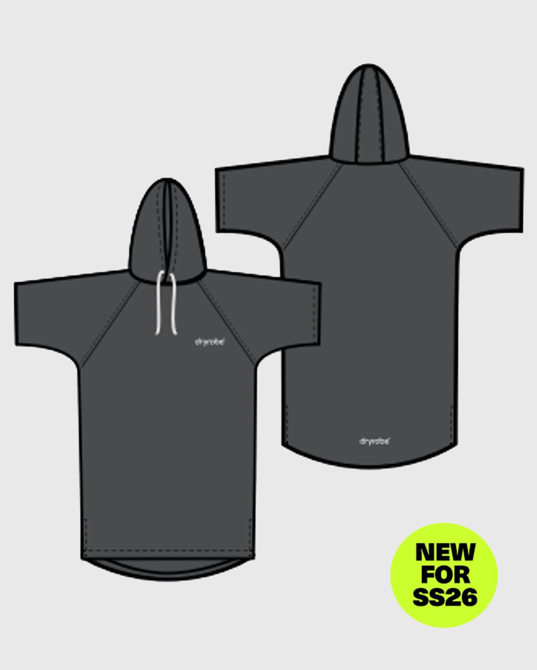 DRYROBE Handtuchmantel Bio-Baumwolle