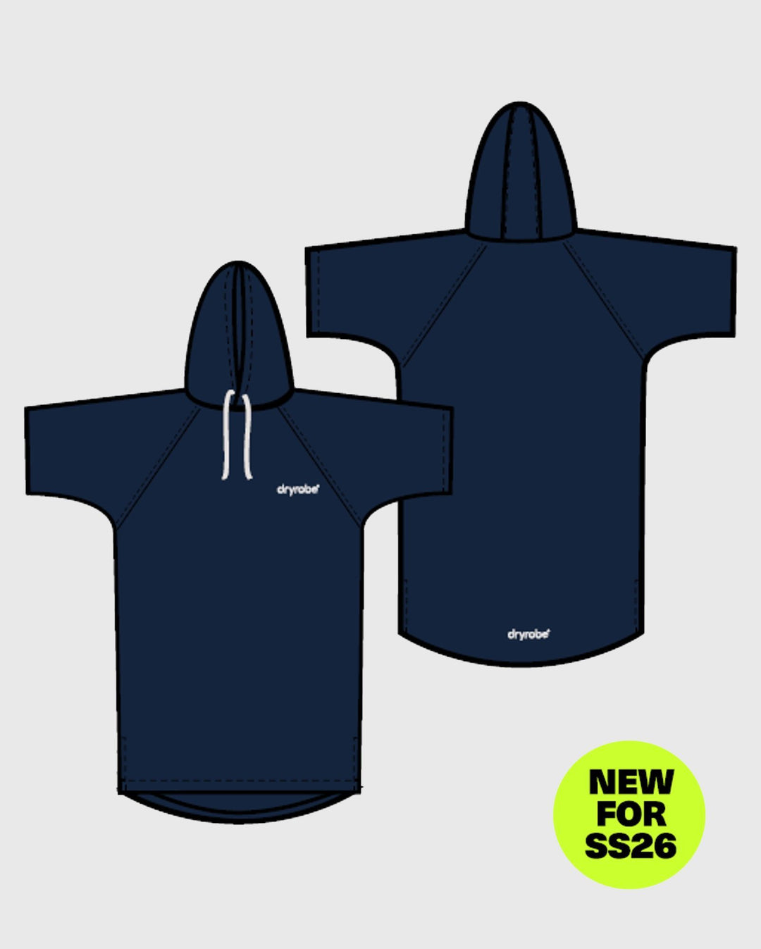 DRYROBE Handtuchmantel Bio-Baumwolle