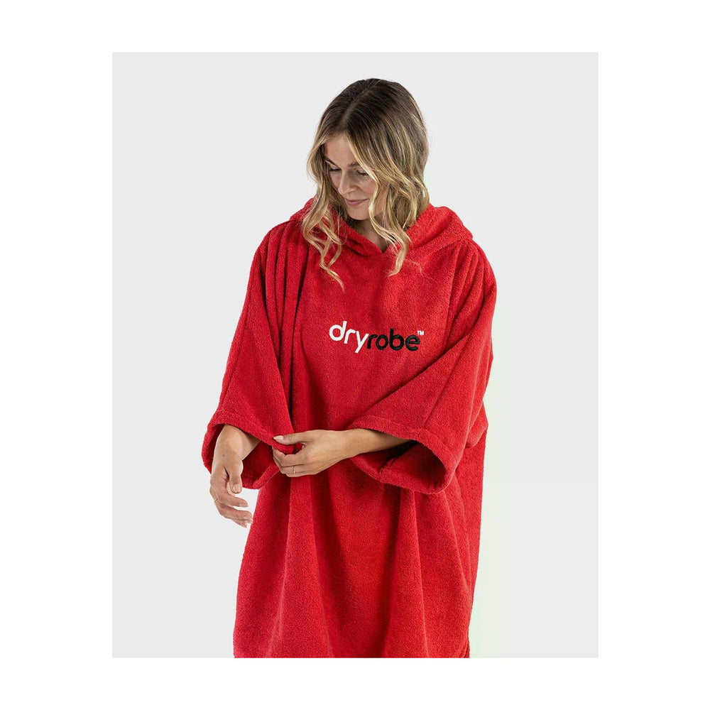 DRYROBE Handtuchmantel Bio-Baumwolle Orange Adult