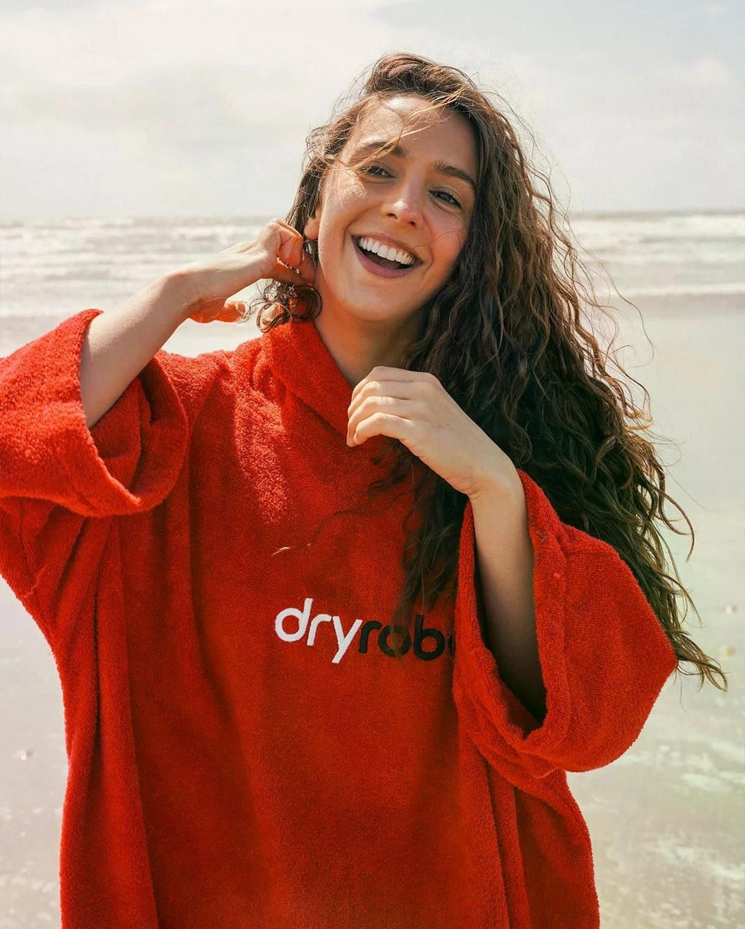 DRYROBE Handtuchmantel Bio-Baumwolle