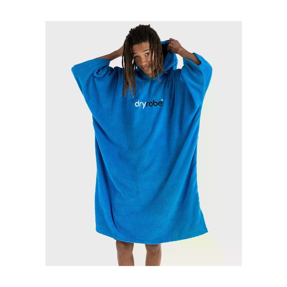 DRYROBE Handtuchmantel Bio-Baumwolle Cobalt Blue Adult