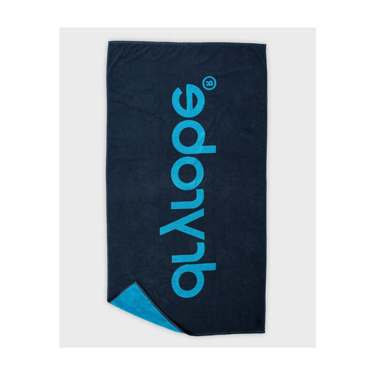 DRYROBE Strand Handtuch Blau Grau