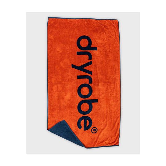 DRYROBE Strand Handtuch Orange Blau