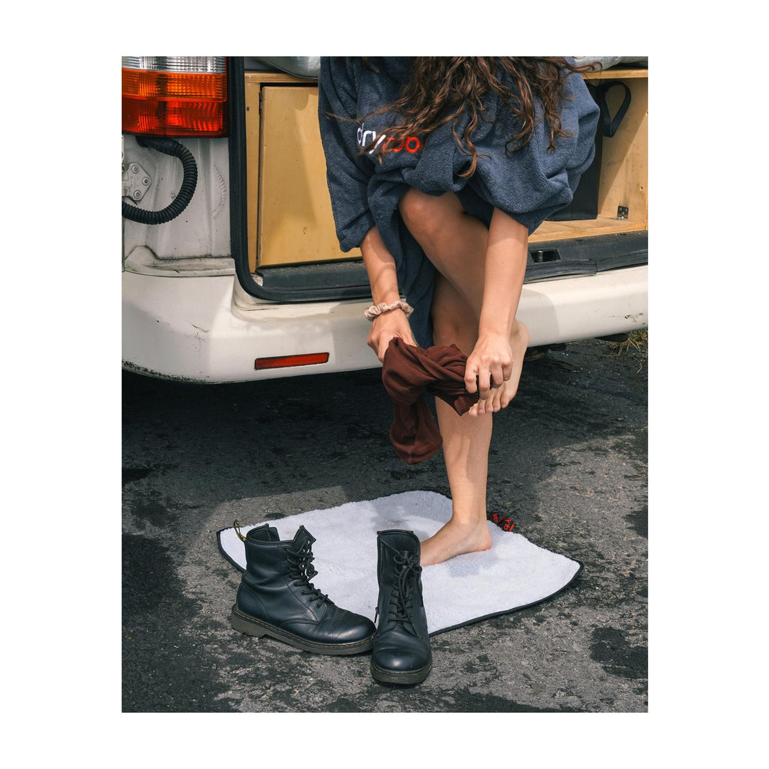 DRYROBE Umziehmatte Grau Schwarz