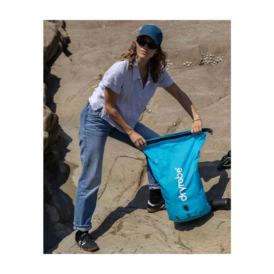DRYROBE wasserdichter Packsack Drybag Blau