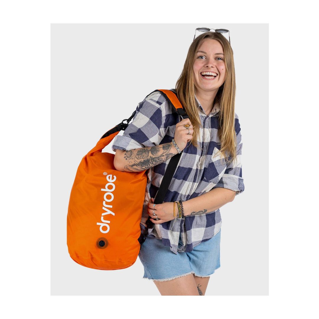 DRYROBE wasserdichter Packsack Drybag Orange