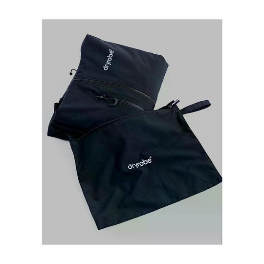 DRYROBE Tech-Lite Short Sleeve Schwarz Grau Adult