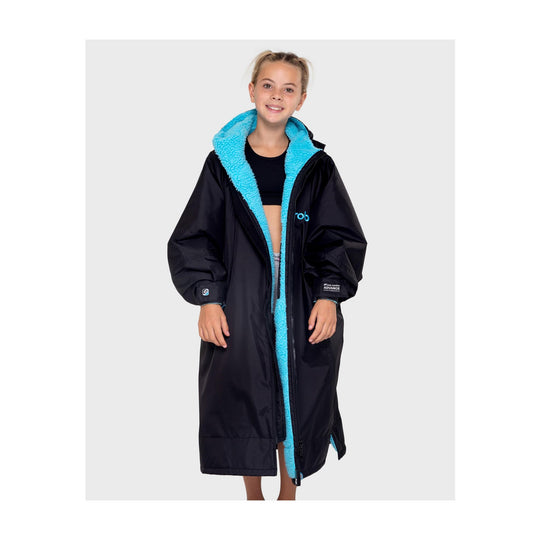 DRYROBE Advance Long Sleeve KIDS Schwarz Blau