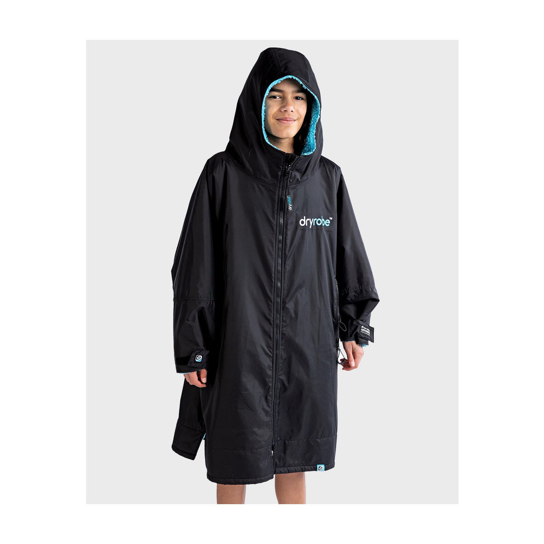 DRYROBE Advance Long Sleeve KIDS Schwarz Blau