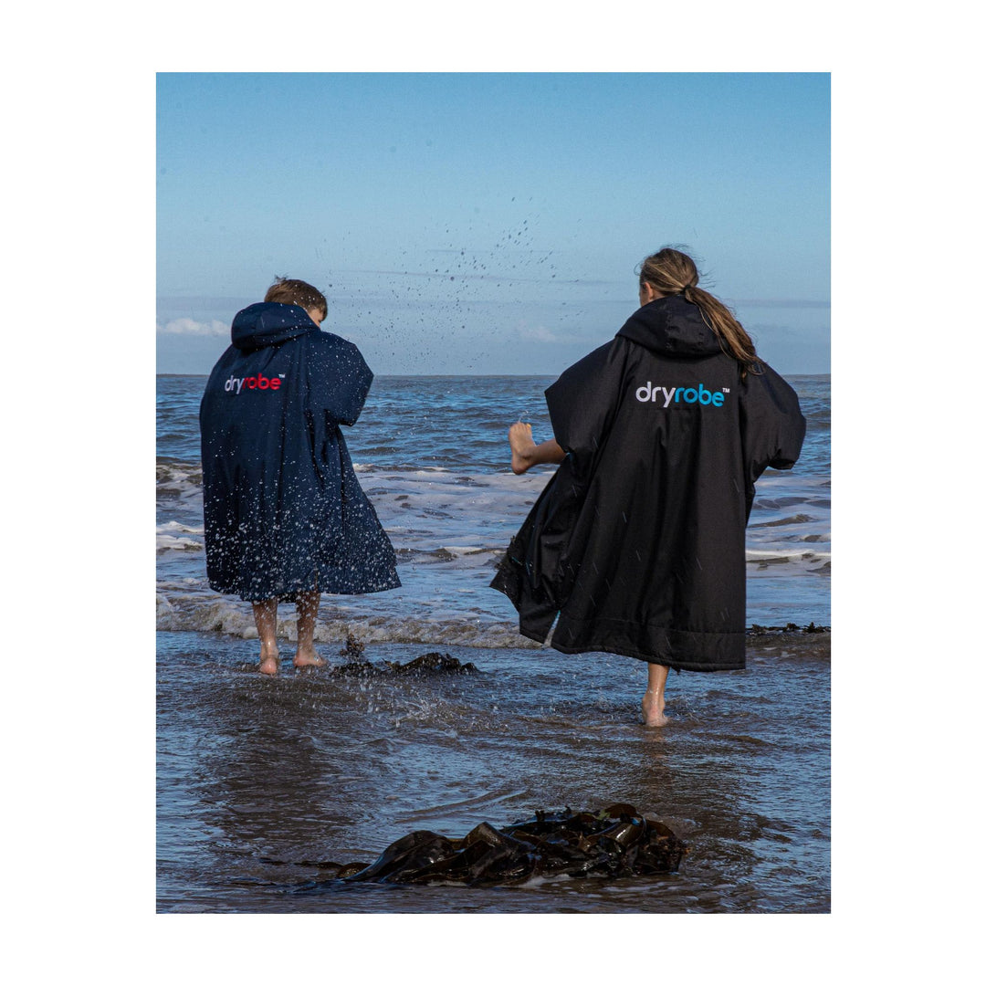 DRYROBE Advance Long Sleeve KIDS Schwarz Blau