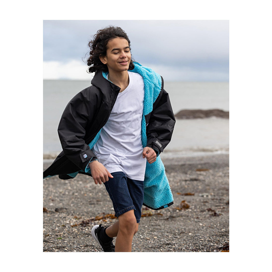 DRYROBE Advance Long Sleeve KIDS Schwarz Blau