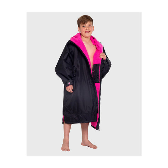 DRYROBE Advance Long Sleeve KIDS Schwarz Pink