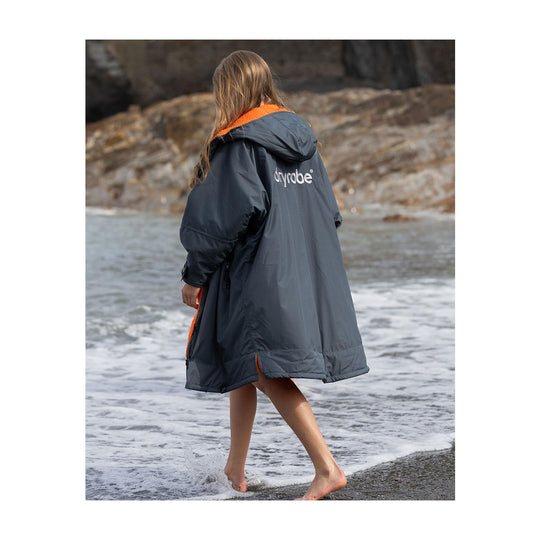 DRYROBE Advance Long Sleeve KIDS Grau Orange