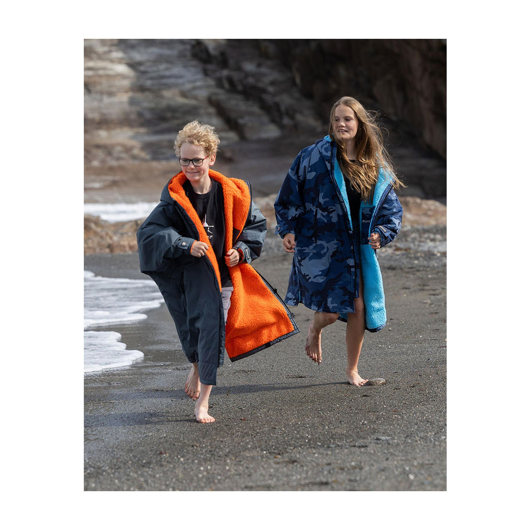 DRYROBE Advance Long Sleeve KIDS Grau Orange