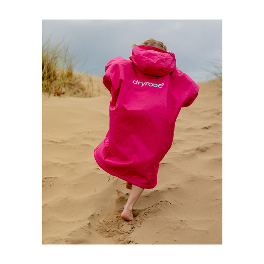 DRYROBE Advance Long Sleeve KIDS Pink Grau