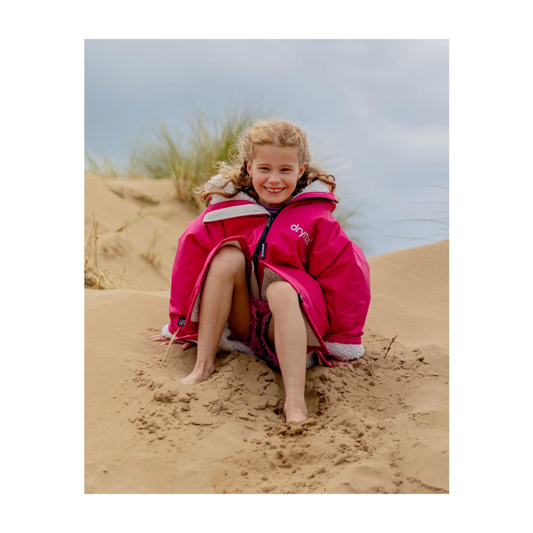 DRYROBE Advance Long Sleeve KIDS Pink Grau
