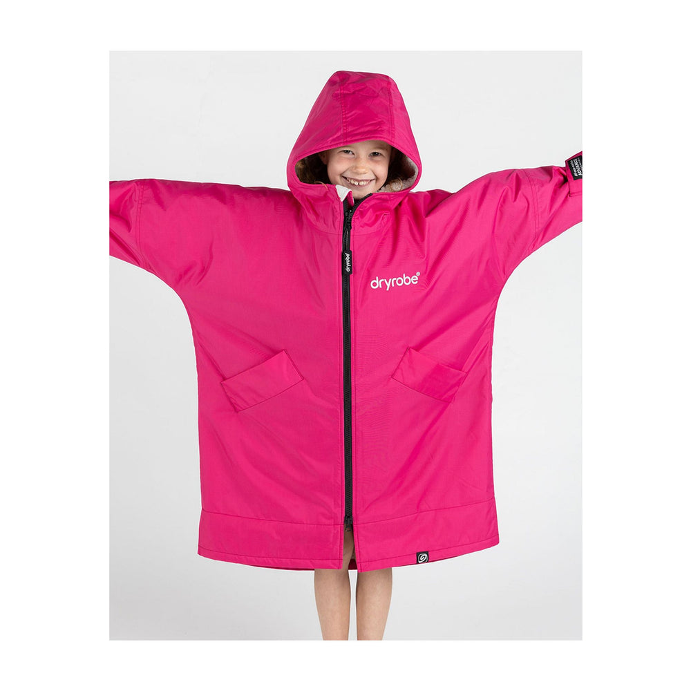 DRYROBE Advance Long Sleeve KIDS Pink Grau