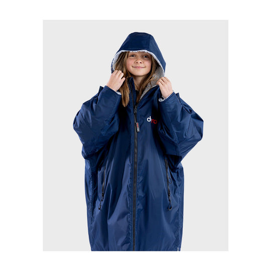 DRYROBE Advance Long Sleeve KIDS Navy Grau