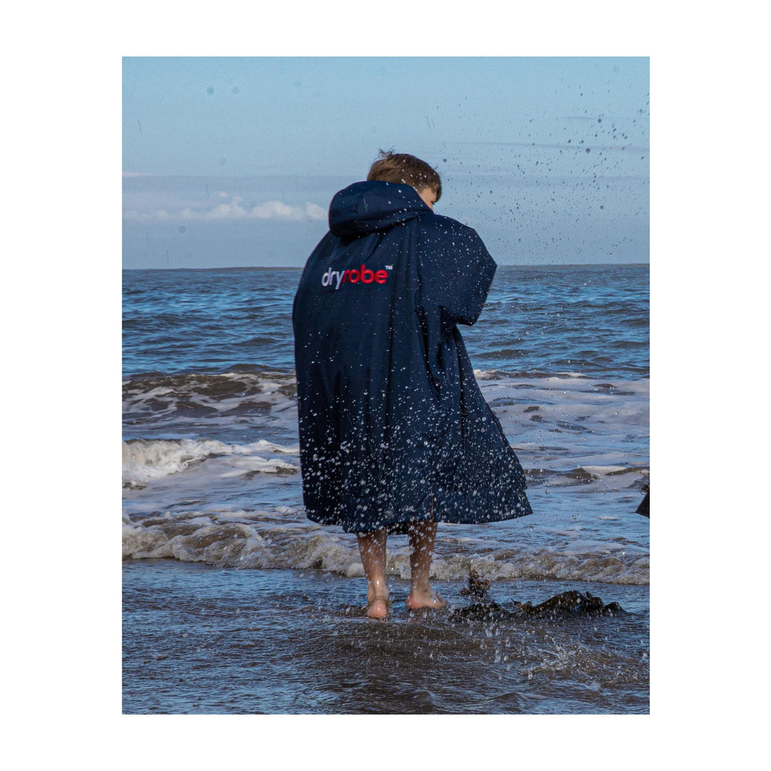 DRYROBE Advance Long Sleeve KIDS Navy Grau