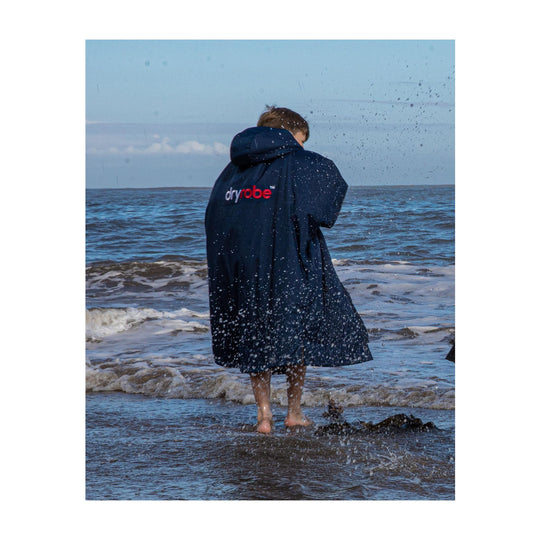 DRYROBE Advance Long Sleeve KIDS Navy Grau