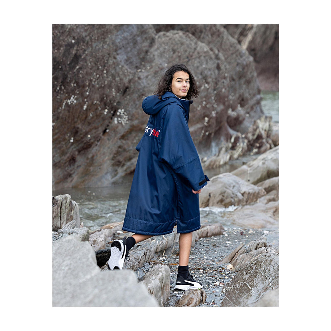 DRYROBE Advance Long Sleeve KIDS Navy Grau