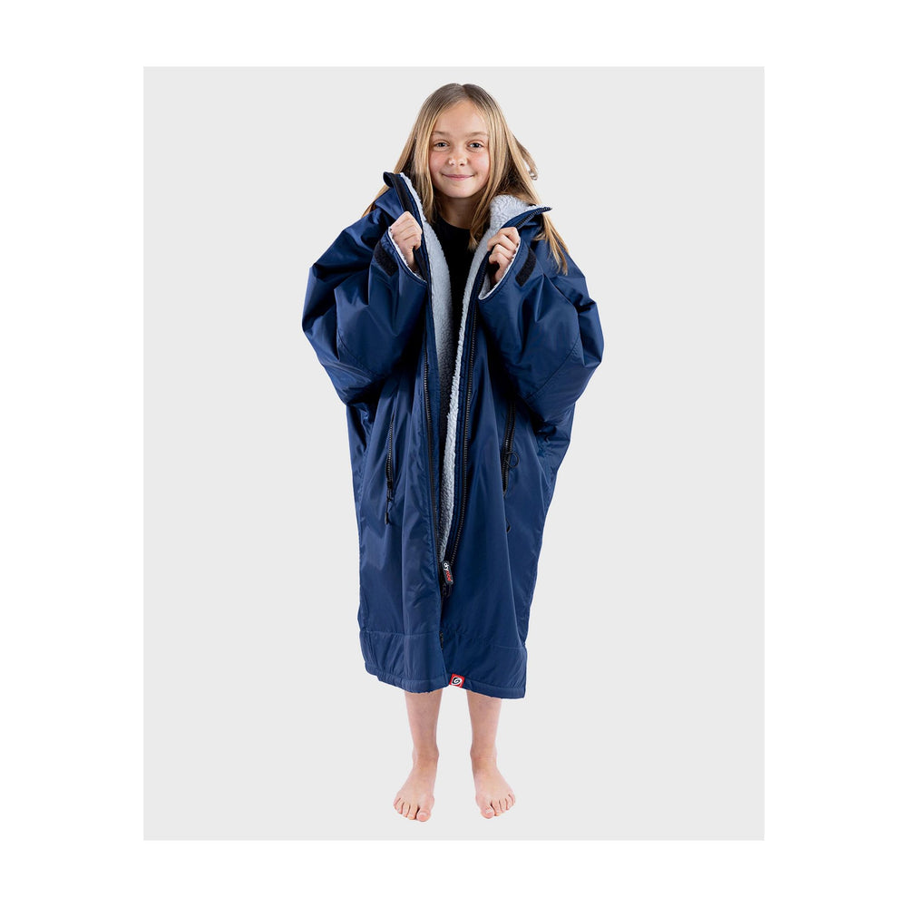 DRYROBE Advance Long Sleeve KIDS Navy Grau