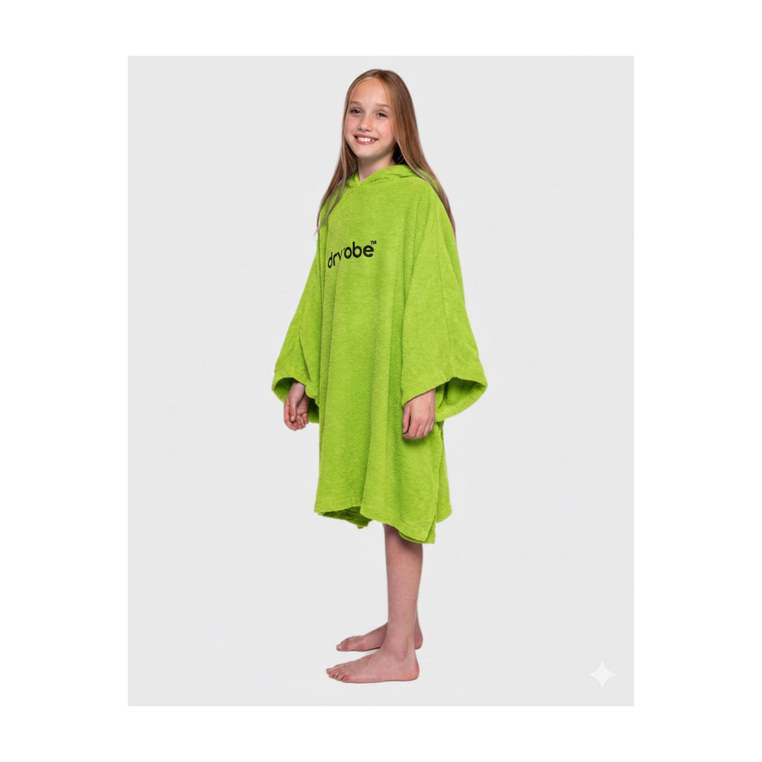DRYROBE Handtuchmantel Bio KIDS Lime Green