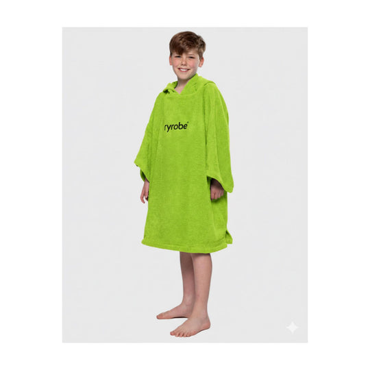 DRYROBE Handtuchmantel Bio KIDS Lime Green