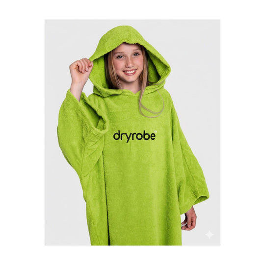 DRYROBE Handtuchmantel Bio KIDS Lime Green