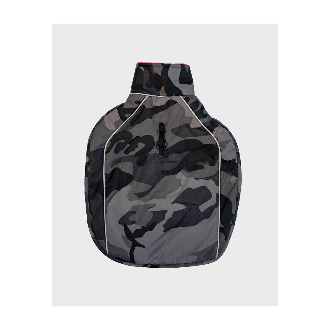 DRYROBE Dog Coat Hundemantel Black Camo Pink Dogs