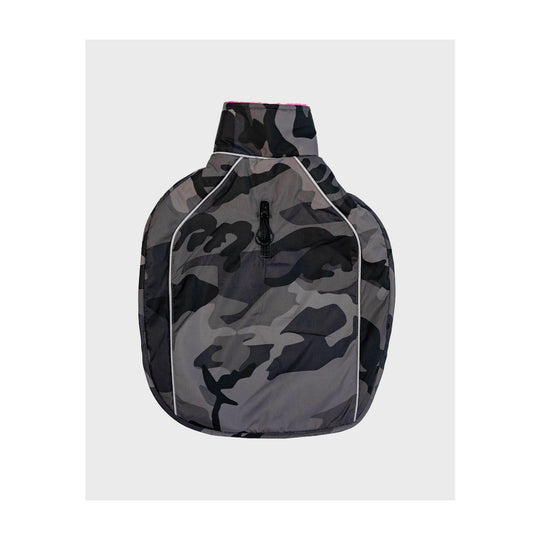 DRYROBE Dog Coat Hundemantel Black Camo Pink Dogs