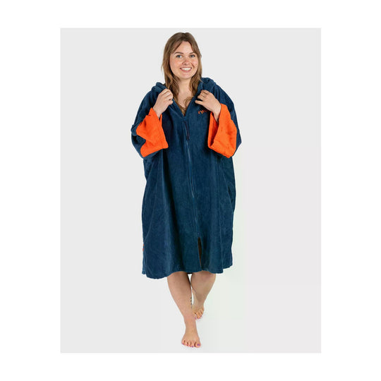 DRYROBE Fullzip Handtuchmantel Baumwolle Blue Adult