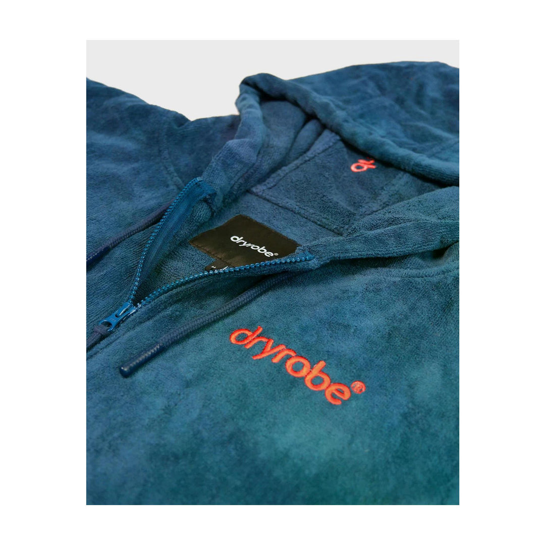 DRYROBE Fullzip Handtuchmantel Baumwolle Blue Adult