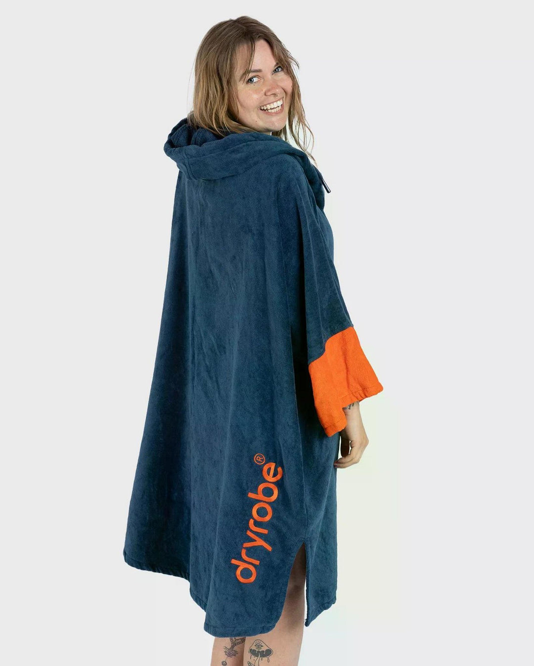 DRYROBE Fullzip Handtuchmantel Baumwolle