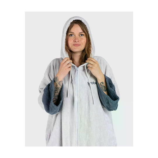 DRYROBE Fullzip Handtuchmantel Baumwolle Cloud Adult