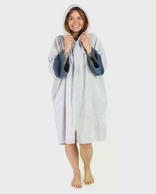 DRYROBE Fullzip Handtuchmantel Baumwolle