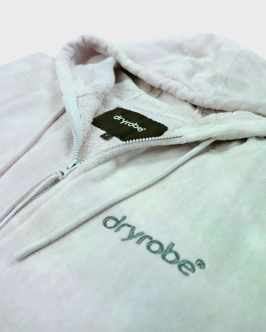 DRYROBE Fullzip Handtuchmantel Baumwolle