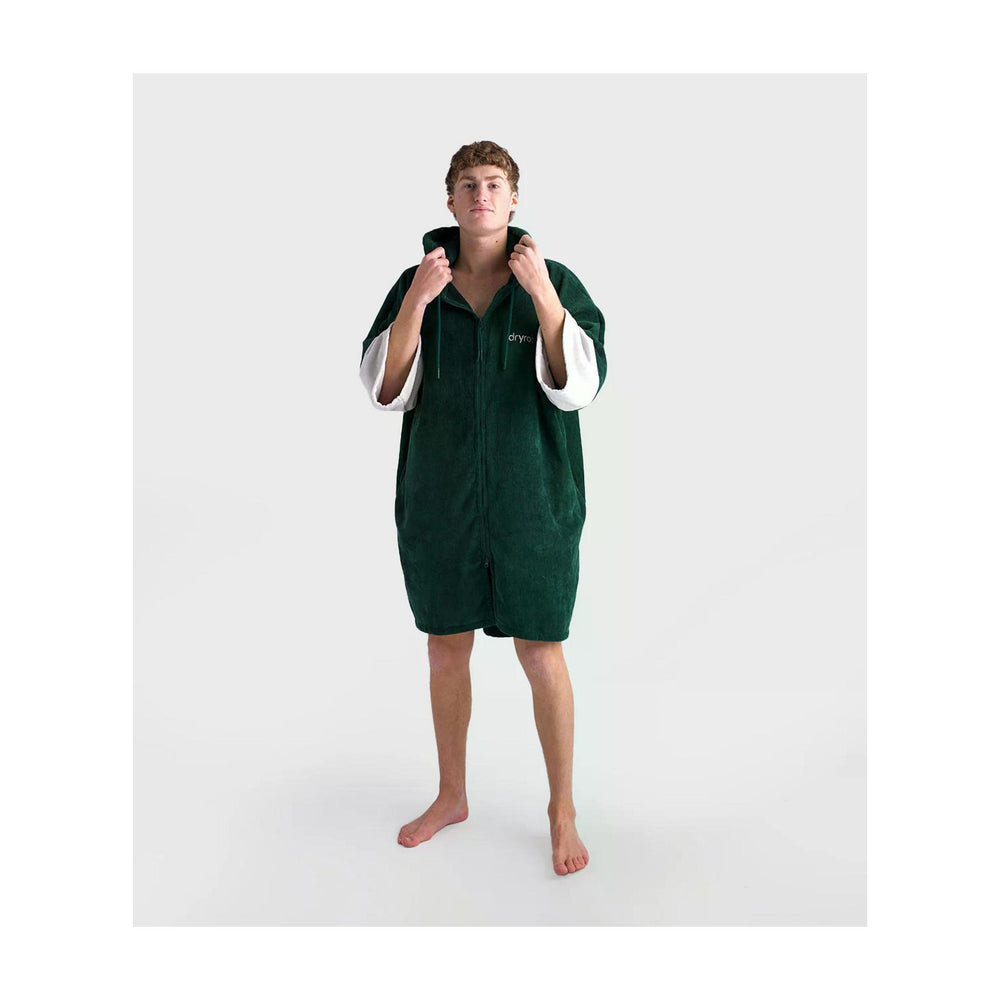 DRYROBE Fullzip Handtuchmantel Green Adult
