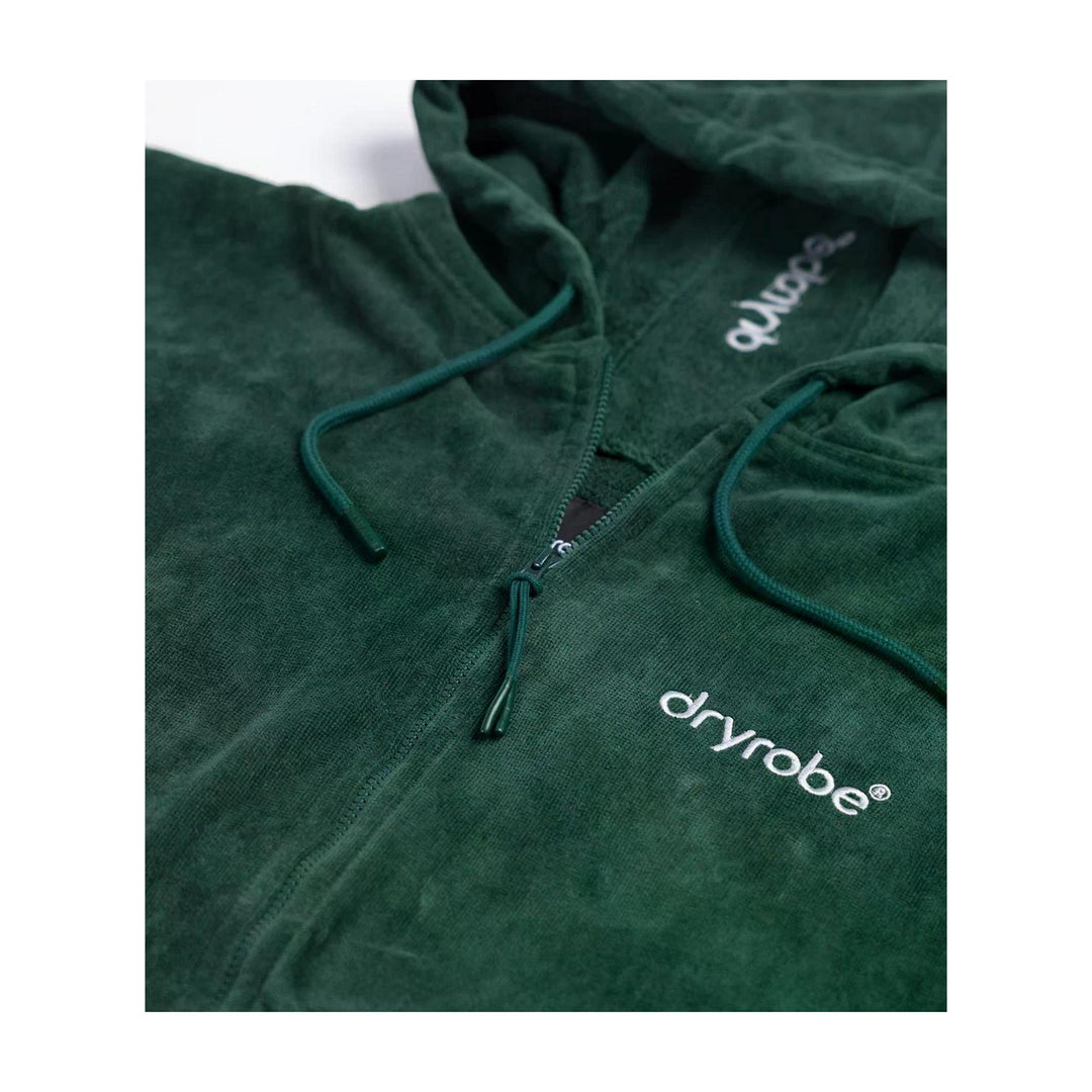 DRYROBE Fullzip Handtuchmantel Green Adult