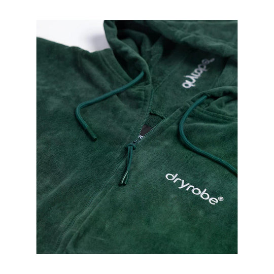 DRYROBE Fullzip Handtuchmantel Green Adult