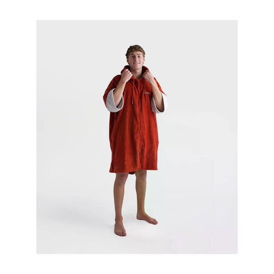 DRYROBE Fullzip Handtuchmantel Baumwolle Orange Adult