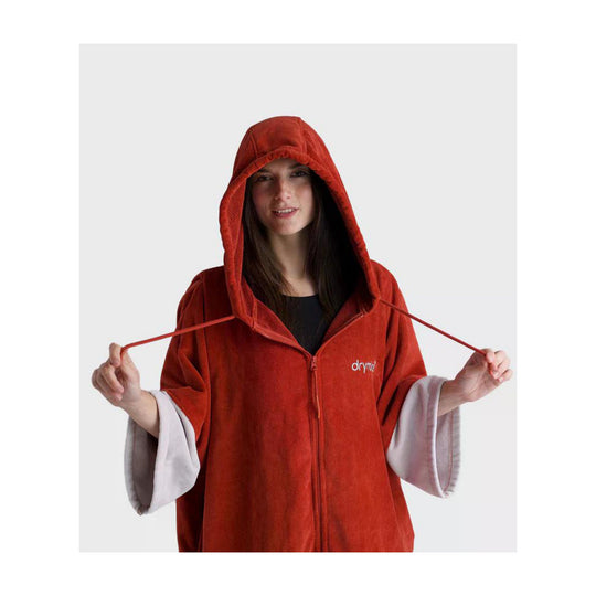 DRYROBE Fullzip Handtuchmantel Baumwolle Orange Adult